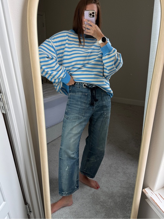 We The Free Denim - Free People Moxie Pull On Barrel Jeans